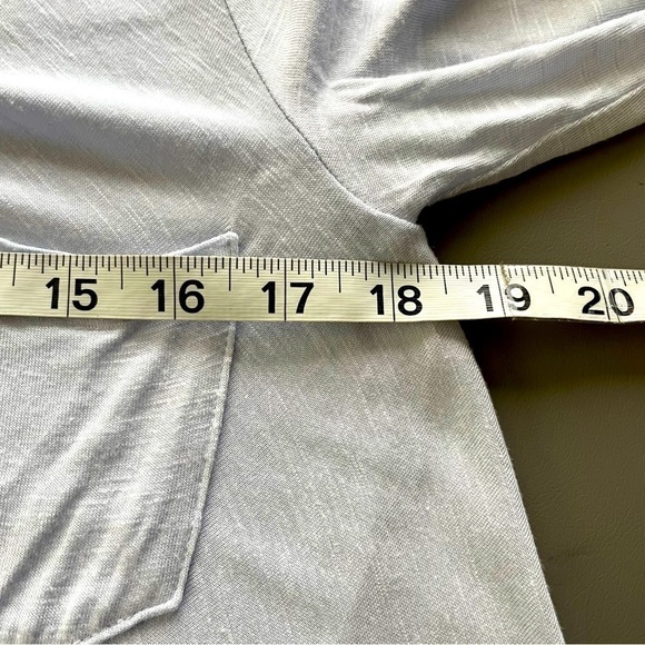 Philosophy V-Neck High-Low Blouse – Blue – Size Medium - Picture 9 of 11